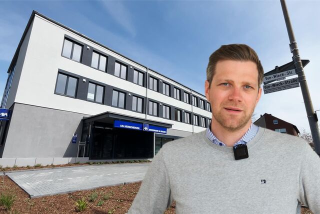 Der Immobilienmakler Christian Borghaus führte die Redaktion durch die alte Feuerwache.