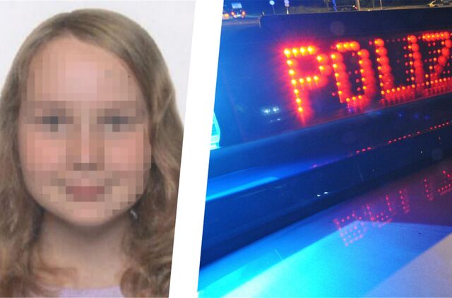 Vermisstes Mädchen und Polizei Sirene
