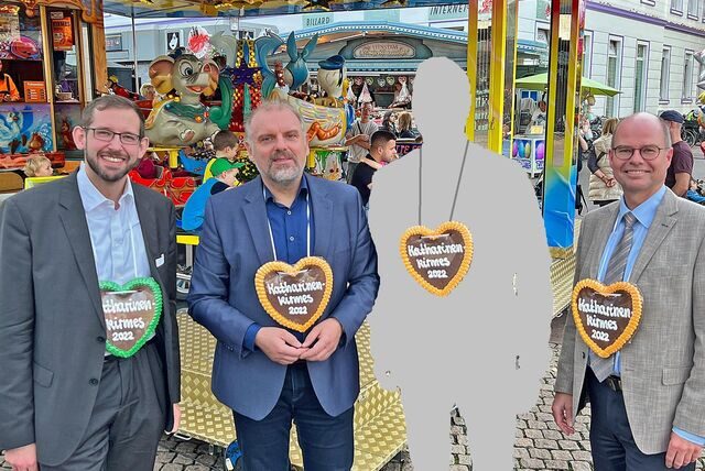 Die vakante Stelle von Jens Toschläger neu zu besetzen, will Unnas Bürgermeister Dirk Wigant (2.v.l., mit den Beigenordneten Sandro Wiggerich, l., und Markus von der Heide, r.) nicht gelingen.