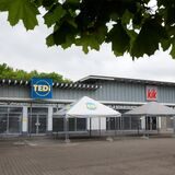 Der Tedi-Markt im Nordbergcenter wird zurzeit umgebaut und vergrößert.