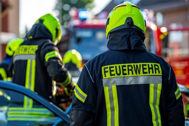 Feuerwehrleute im Einsatz