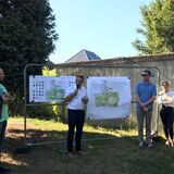 Der Selmer Bürgermeister Thomas Orlowski und sein Team stellte im Herbst vergangenen Jahres den Borker Bürgerinnen und Bürgern die Pläne für den neuen Park in der Ortsmitte vor. Nun bekommt der Park eine Förderung.