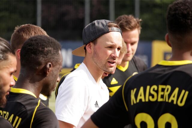 Patrick Kulinski noch als Trainer des SuS Kaiserau
