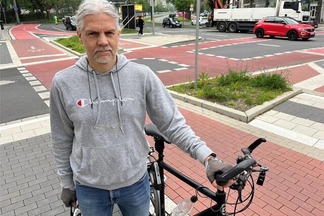 Andreas Linnemann ist seit mehr als 30 Jahren innerstädtisch in Dortmund mit dem Fahrrad unterwegs. Er kennt gute Strecken und so manches Nadelöhr.