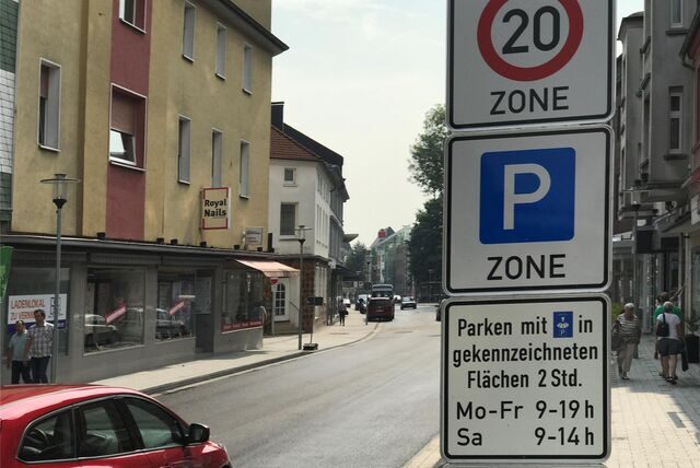 Auf der Bahnhofstraße herrscht schon jetzt Tempo 20.