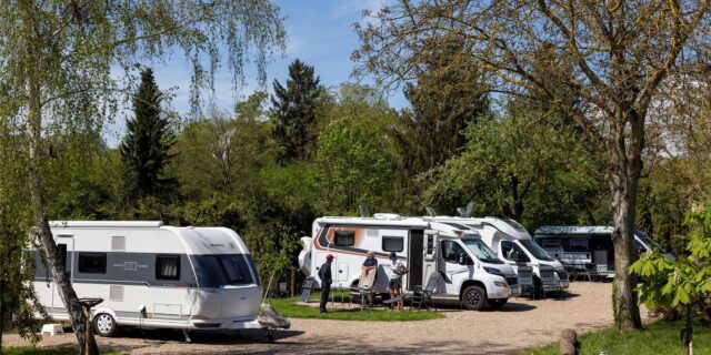 Camping mit dem Wohnwagen