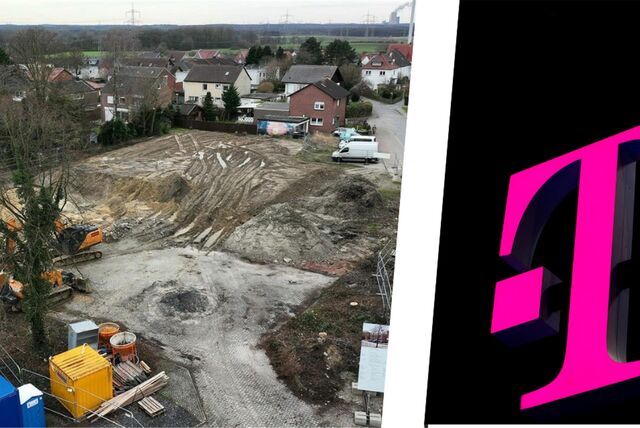 Am alten Marktplatz in Bork wird derzeit gebaut. Das hatte Folgen für einige Telekomkunden.