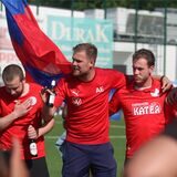 Trainer Alexander Enke und der Hombrucher SV haben über den Umweg Relegation den Aufstieg in die Westfalenliga perfekt gemacht.