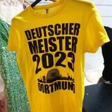 Das BVB-Meisterschaftsshirt in Großaufnahme