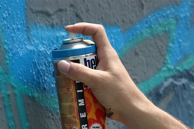 Graffiti: Eine Spraydose (Symbolbild)