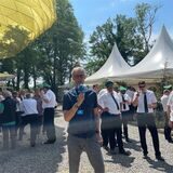 Unser Reporter Jörg Heckenkamp war live vor Ort beim Vogelschießen der Schützen von St. Hubertus Schmintrup-Holthausen.