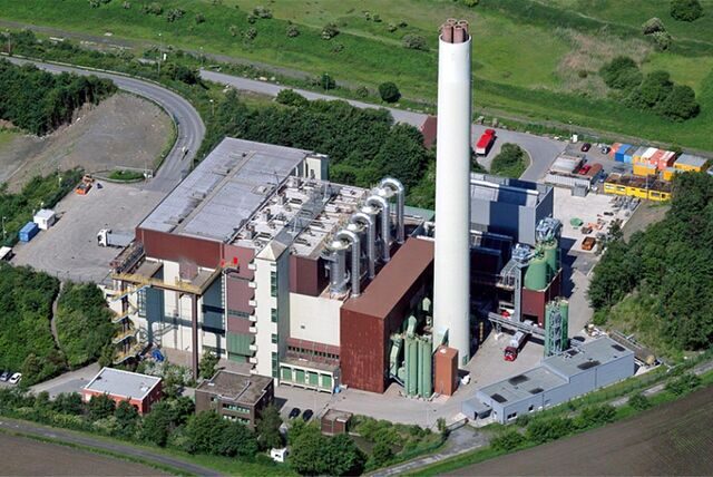 In der Müllverbrennungsanlage Hamm ist Dienstagmittag ein Kessel in Brand geraten.