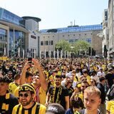 Zum Bundesliga-Meisterschaftsfinale war der Alte Markt voller Menschen.