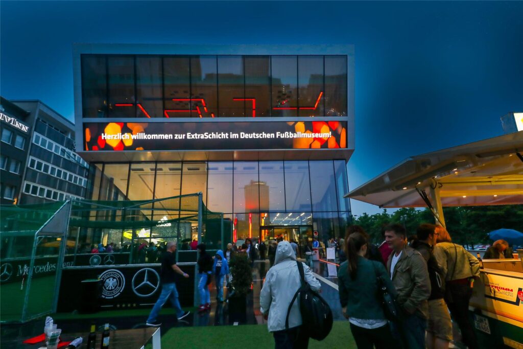 Das Deutsches Fussballmuseum öffnet in diesem Jahr auch wieder seine Tore. (Archivbild) Das Deutsches Fussballmuseum öffnet in diesem Jahr auch wieder seine Tore. (Archivbild)