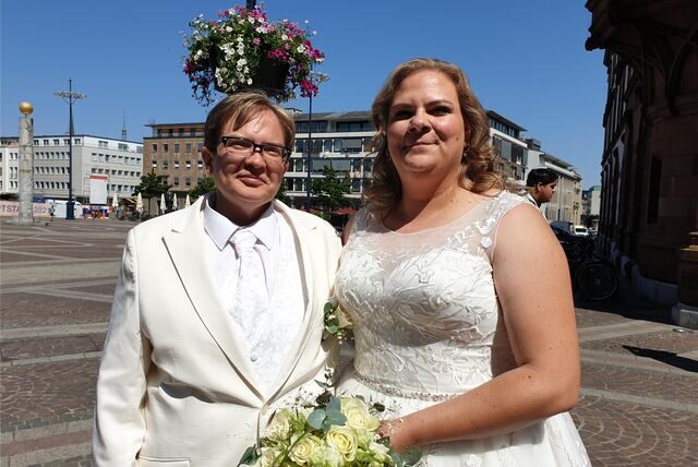 Sarah und Sandra haben sich am 16.6. in Dortmund das Ja-Wort gegeben.