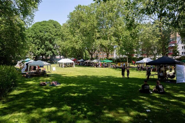 Ein Bild vom Sommerfest im Blücherpark am vergangenen Samstag.