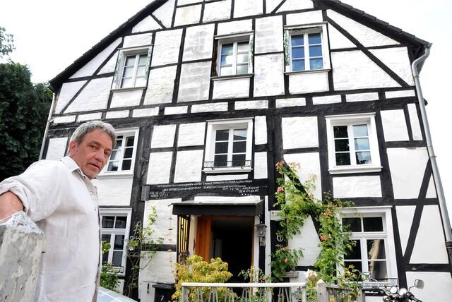 Ebenso aufwendig wie fachkundig renoviert hat Uwe Hellner das älteste Wohnhaus der Stadt. In das Fachwerk aus dem Jahr 1737 soll ein Bistro einziehen.