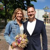 Jessica (29) und Carsten (41) haben gehreiratet.