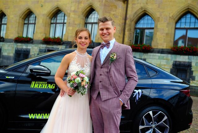 Elina Nahlinger und Philipp Rose-Nahlinger gaben sich im Recklinghäuser Rathaus das Jawort.