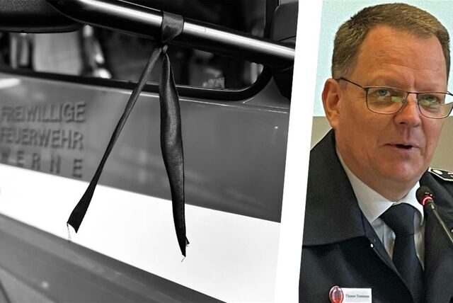 Die Feuerwehr Werne trägt Trauer. Chef Thomas Temmann und alle anderen „sind sehr bestürzt“.