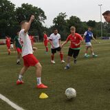 Kreisübung bei den Spielern von RW Unna.
