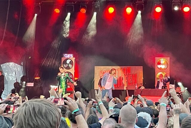 Bela B. und Christian Steiffen beim Ruhrpott Rodeo 2023