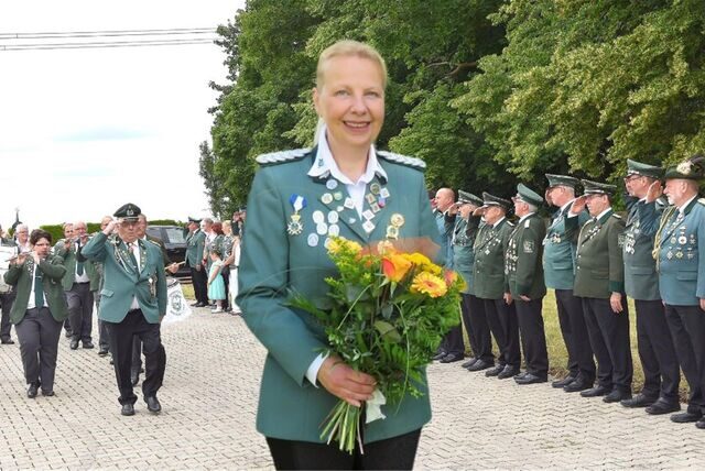 Anke Straube ist Pressesprecherin des Schützenvereins Kirchspiel Dellwig 1830 Wilhelmshöhe.