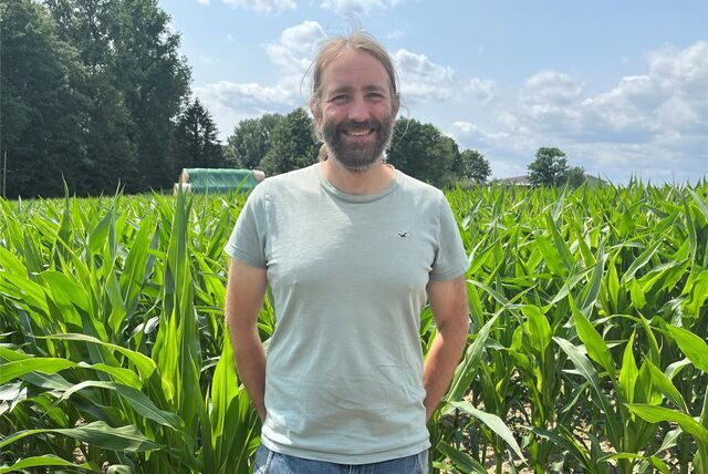 Benedikt Lünemann vom Hofcafé Lünemann in Cappenberg hat sich auch in diesem Jahr wieder etwas für sein Maislabyrinth einfallen lassen.