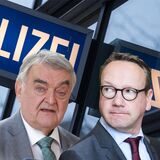 NRW-Innenminister Herbert Reul und NRW-Justizminister Benjamin Limbach (von links).
