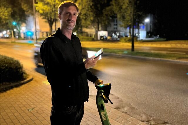 Unser Reporter Tim Schulze schildert, wie er an dem Alkoholtest des E-Scooter-Verleihs Bolt zunächst verzweifelt ist.