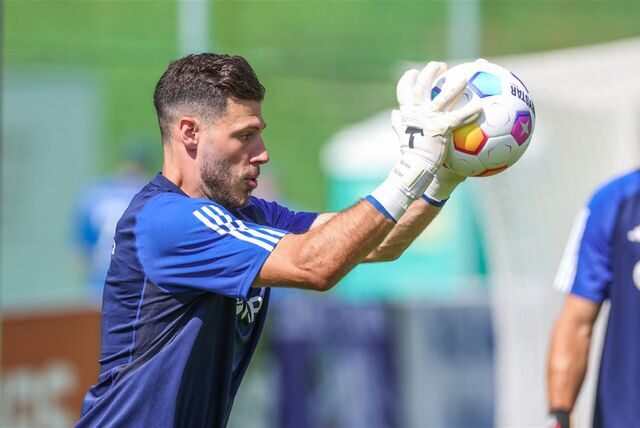 09.07.2023, Fussball, Saison 2022/2023, Trainingslager des FC Schalke 04 in Mittersill, Marius Müller (FC Schalke 04)
