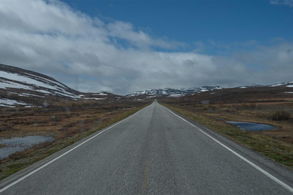 Straße zum Nordkap