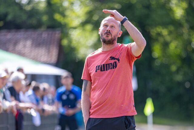 Trainer Marc Woller muss mit dem SSV Mühlhausen noch viel arbeiten, um sein Team auf ein höheres Level zu bringen.