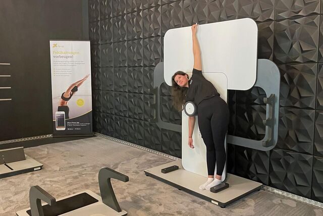 Neu gestaltet ist im Feel Fit am Fürstenhof unter anderem der sogenannte Beweglichkeits-Zirkel im vorderen Bereich des Studios.