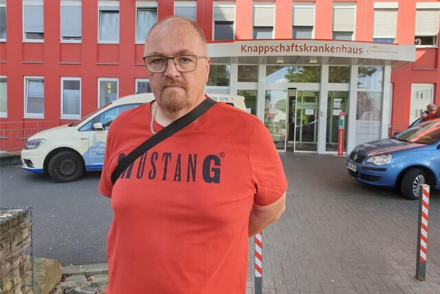 Jörg Gröne hat keine guten Erinnerungen an den Aufenthalt seiner Mutter im Knappschaftskrankenhaus