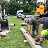 Fröndenberg Freibad Ferien Rohrbruch Freiwillige Feuerwehr