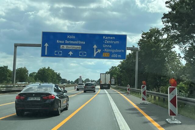 A1 bei Kamen