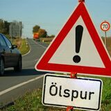Hinter dem Kreisverkehr Nordlippestraße zog sich, hier ein Archivbild, eine Ölspur über die B54 Richtung Herbern.