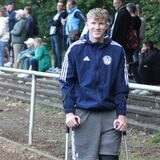 Nick Adamski ist bei den Spielen des Holzwickeder SC wie hier beim Hecker-Cup zum Zuschauer verdammt.