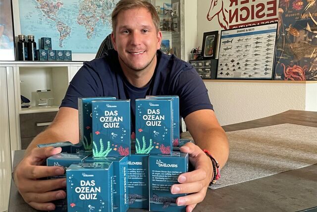 Freut sich über den Erfolg seines Kartenspieles und hofft auf mehr: Robin Reher (33) aus Werne.
