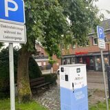 An sechs Orten in Ascheberg wurden E-Ladestationen aufgestellt – unter anderem in Herbern an der Talstraße.