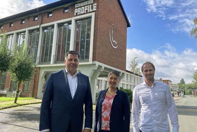 Christoph Gutzeit, Michaela Zorn-Koritzius, Jens Ewald, Verwaltungszentrale von Hoesch Schwerter Profile, Factory 4