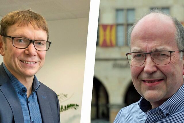 Bürgermeister Lothar Christ (l.) möchte die durch den Rücktritt von Rolf Weißner (r.) frei gewordene Position des Vize-Bürgermeisters schnell nachbesetzen.