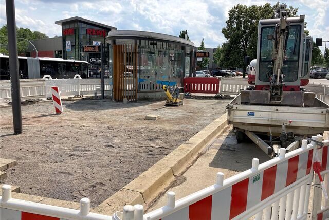 Blindgänger, Bombensuche, Busbahnhof Schwerte