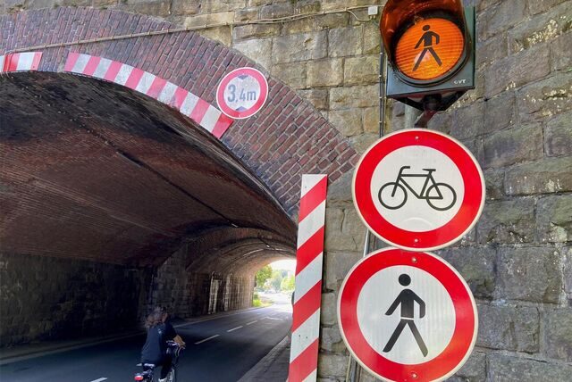 Bahnunterführung an der Ostberger Straße