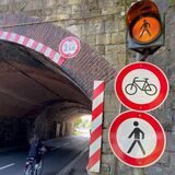 Bahnunterführung an der Ostberger Straße