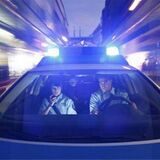Polizeiwagen mit Blaulicht