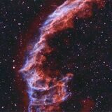Der Borker Astrofotograf Wolfgang Zimmermann hat spektakuläre Aufnahmen vom Cirrusnebel gemacht.