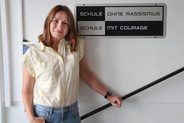 Esther Niesse, Lehrerin am Anna-Zillken-Berufskolleg, kann die Diskussion um das Legendenschild nicht nachvollziehen.