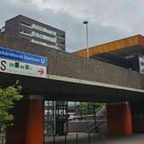 Der U-Bahnhof Scharnhorst Zentrum von außen